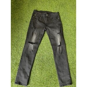 American Eagle Outfitters Next Level AirFlex Boyfriend Jeans Women 28 X 30 Black